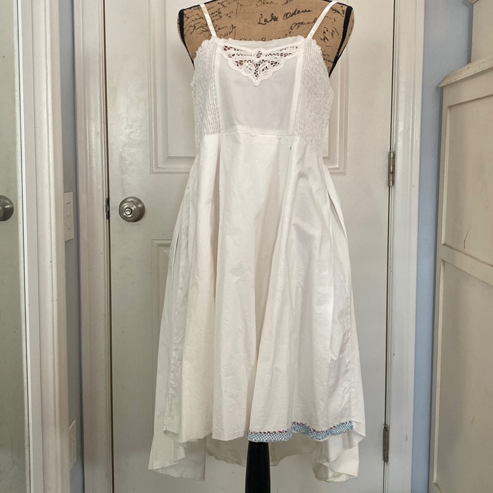 Ewa I walla white crochet dress
